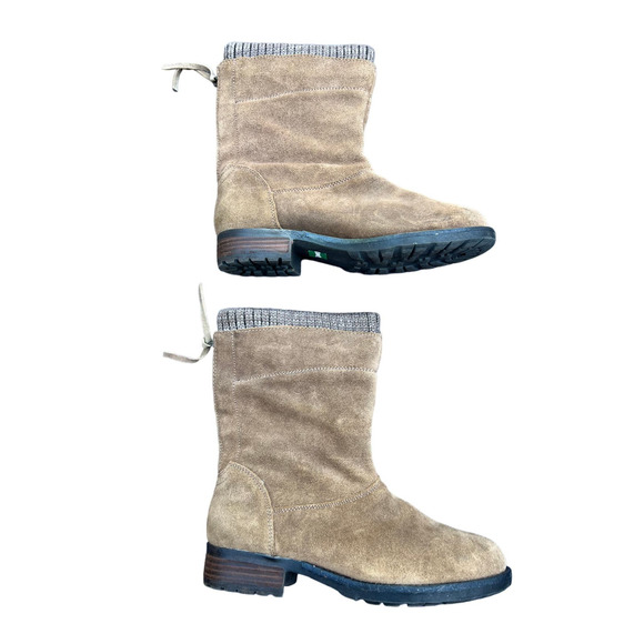 Cougar Brown Mid Ankle Fleece and Sweater Lined Waterproof Boots Size 8 - Picture 4 of 8